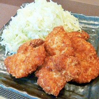 ♪ほろほろ食感♡ヘルシーひとくちチキンカツ♪